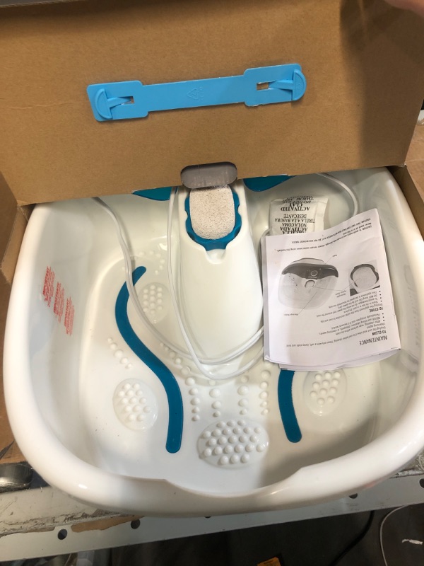 Photo 3 of HoMedics Bubble Mate Foot Spa, Toe Touch Controlled Foot Bath 