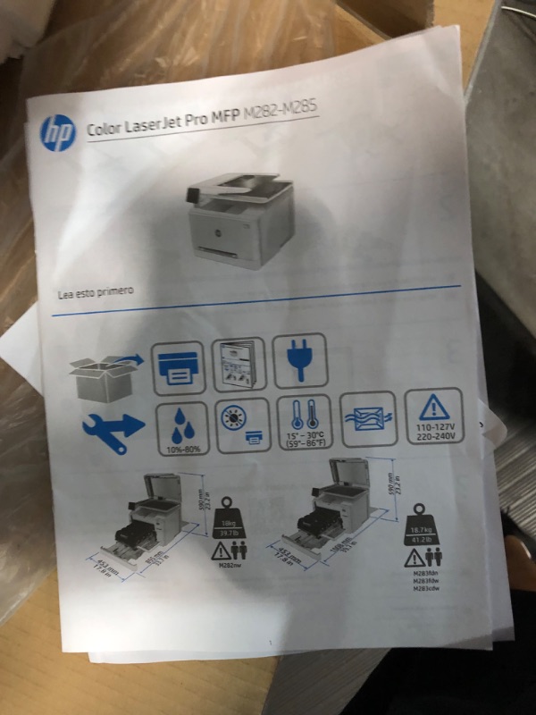 Photo 7 of HP Color LaserJet Pro M283fdw Wireless All-in-One Laser Printer