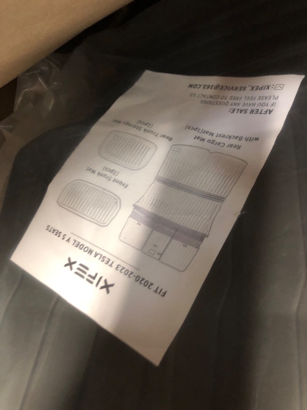 Photo 3 of Xipex Fit 2020-2023 Tesla Model Y  Set of 3 Mats 5 Seater