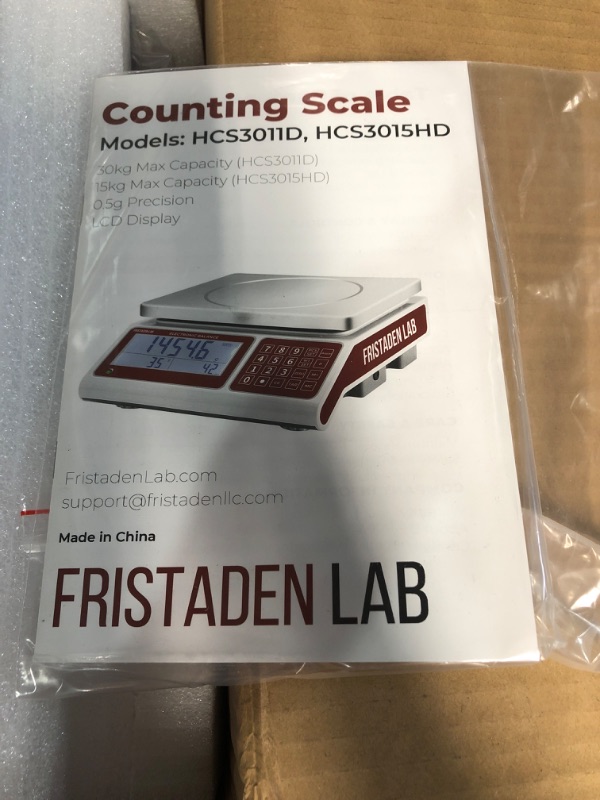 Photo 2 of USED - American Fristaden Lab Industrial Counting Scale, Digital Balance for Counting Parts and Coins, 