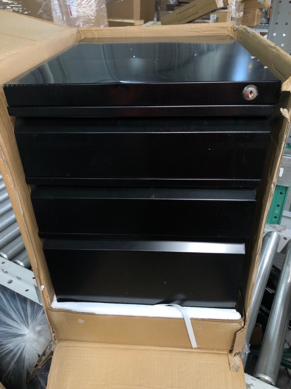 Photo 1 of USED - Sweetcrispy File Cabinet - 3 Drawer Black 