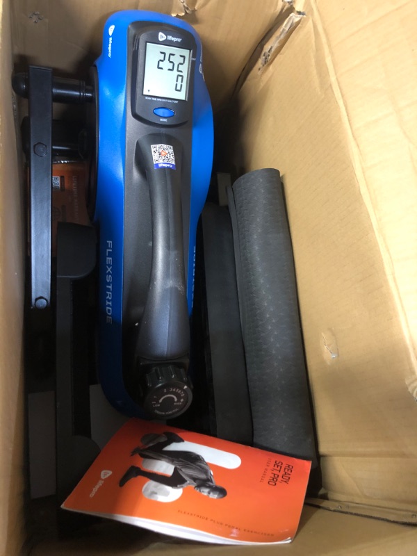 Photo 3 of **MISSING ORANGE BAND** LifePro Under Desk Elliptical - Under Desk Bike Pedal Exerciser - Perfect Desk Exercise Equipment - for Seniors Adults and Teens - Foot Pedal Exerciser and Desk Workout (Flexstride Plus Under Desk)