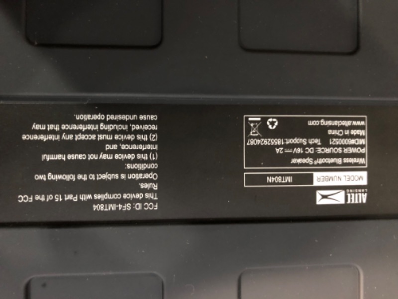 Photo 3 of Altec Lansing Sonic Boom - Waterproof Bluetooth Speaker with Phone Charger, IP67 Outdoor Speaker, 3 USB Charging Ports, 50 Foot Range & 20 Hours Battery Life