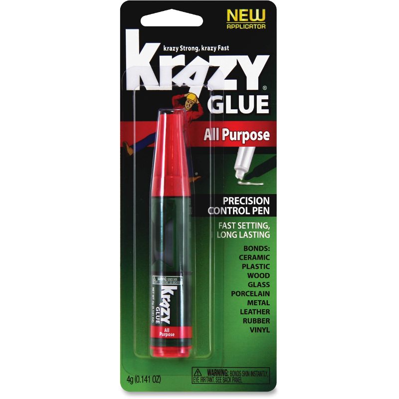 Photo 1 of Krazy Glue, All Purpose, Precision Control Pen, 4 g 4 pack 