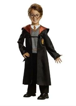 Photo 1 of Toddler Harry Potter Classic Halloween Costume Top with Attached Robe  3T-4T
