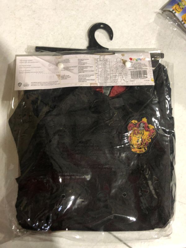 Photo 2 of **MISSING GLASSES AND WAND** Disguise Harry Potter Costume, Children Size Small (4-6), Black & Red & Harry Potter 