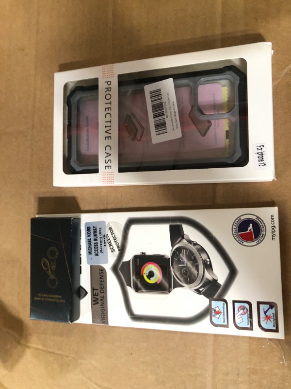 Photo 1 of *BUNDLE* Screen Protector + iPhone/Airtag Cases