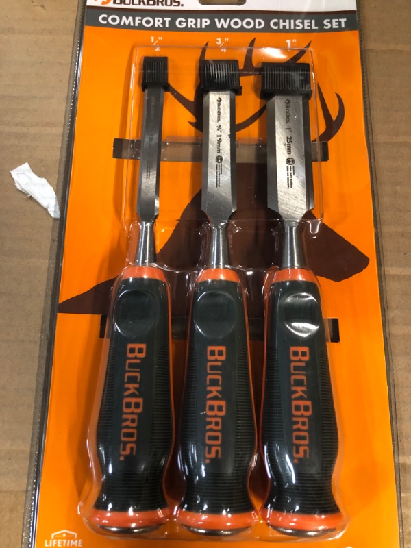 Photo 1 of (4 Pack) Buck Bros 1/2", 3/4", 1" COMFORT GRIP SET 3 Piece