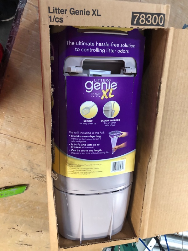 Photo 2 of Litter Genie Pail - Cat Litter Disposal System - Cat Litter Box Disposal - Cat Litter Scoop - Cat Litter Bags - Beige, XL