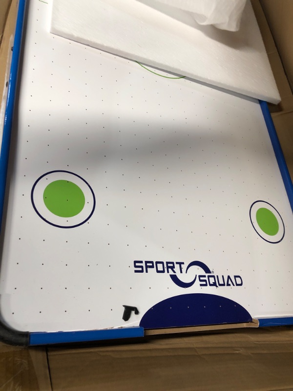 Photo 3 of **LOUD** Sport Squad HX40 40 inch Table Top Air Hockey- Electric Motor Fan - Includes 2 Pushers and 2 Air Hockey Pucks