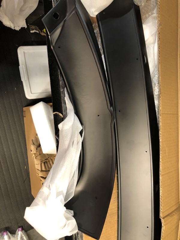 Photo 2 of Front Spoiler Lip for Tesla Model Y, Matte Black OEM Bumper Guard Protection 