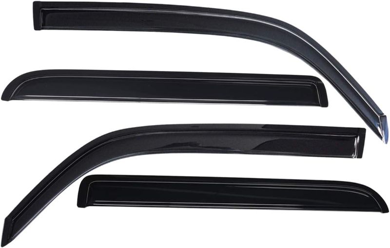 Photo 1 of Lightronic WV94084 Tape-on Side Window Visor Deflector Rain Guard 4 PCS Set for 2009-2015 Honda Pilot