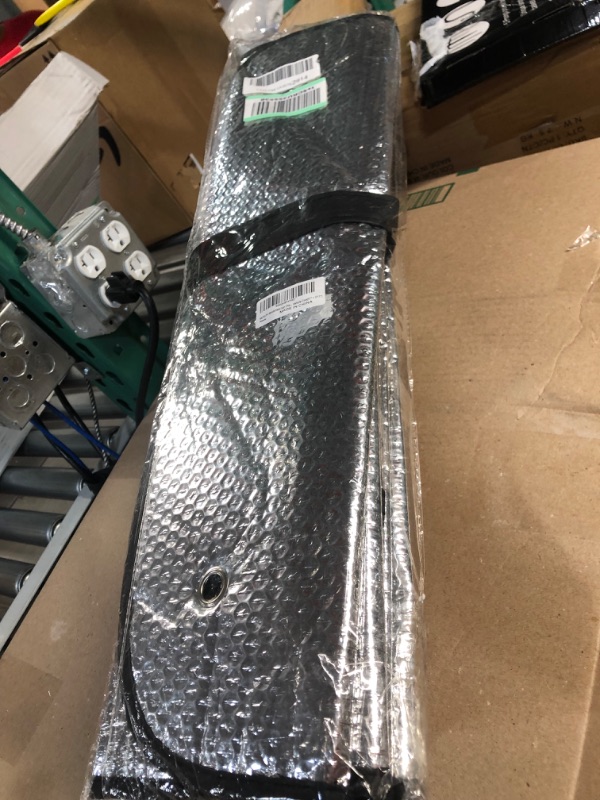 Photo 1 of MCBUTY Windshield Sun Shade for Car Silver Thicken 5-Layer UV Reflector