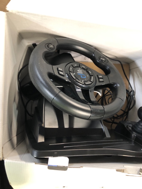 Photo 2 of (USED) SUBSONIC Superdrive - GS550 steering racing wheel with pedals, paddles, shifter and vibration for Xbox 