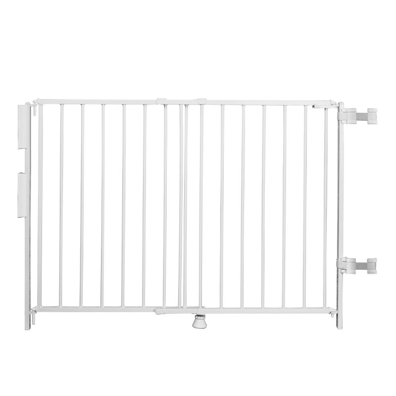 Photo 1 of (BRAND NERW) Regalo Top of Stairs Metal Pet Gate with Banister Kit, 2" L X 43" W X 30.5" H, 2 in