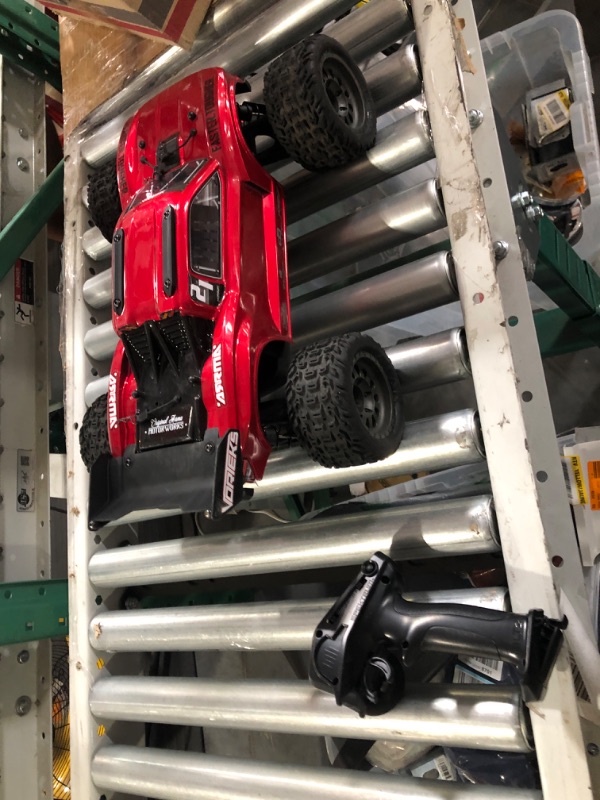 Photo 2 of **FOR PARTS OR REPAIR**SEE NOTES**
ARRMA RC Truck 1/10 VORTEKS 4X2 Boost MEGA 550 Brushed Stadium Truck RTR (Batteries and Charger Not Included), Red, ARA4105V4T1