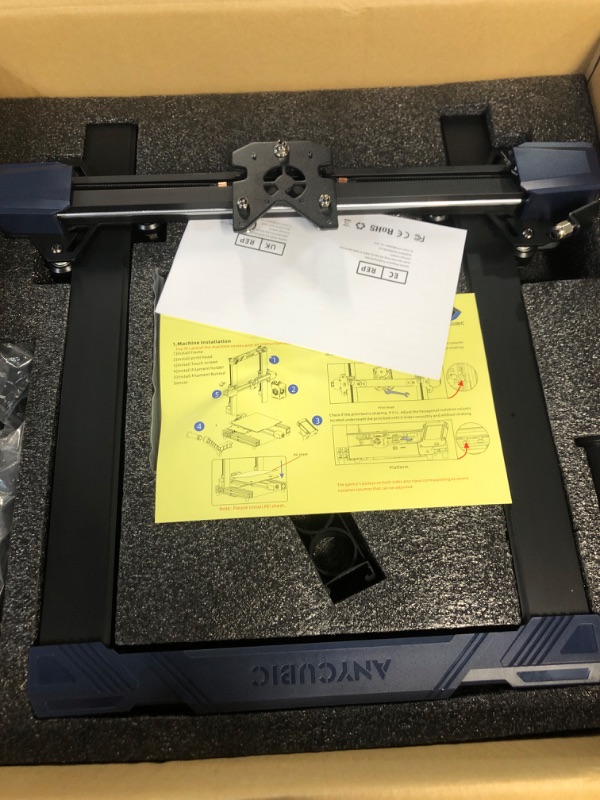 Photo 3 of Anycubic Kobra 2 3D Printer, 5X Faster 250mm/s Max. Printing Speed Upgraded LeviQ 2.0 Auto Leveling with Dual-Gear Extrusion System Efficient Precise Delivery Fully Open Source 8.7"x8.7"x9.84"