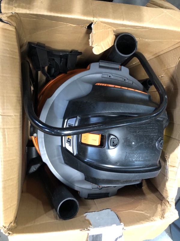 Photo 2 of ***PARTS ONLY NOT FUNCTIONAL***Ridgid 16 gal. 6.5-Peak HP NXT Wet Dry Shop Vacuum with Fine Dust Filter and Accessories