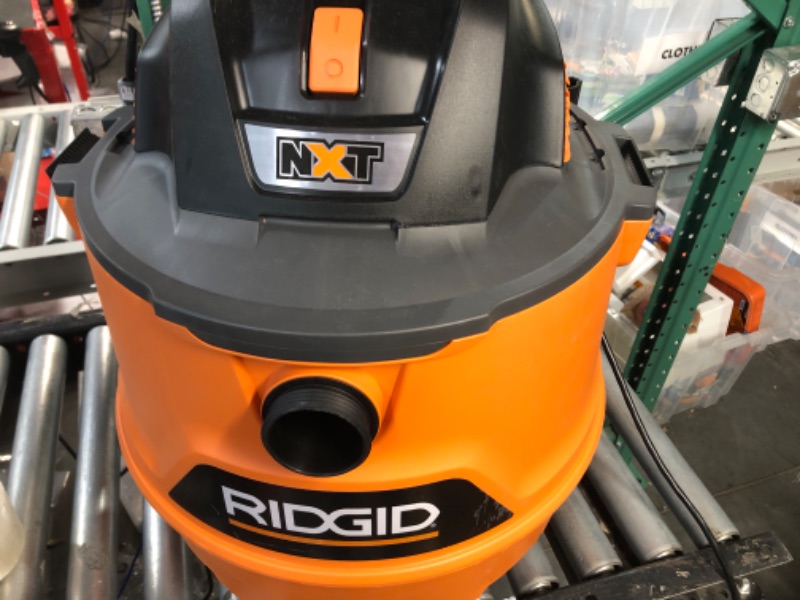 Photo 3 of ***PARTS ONLY NOT FUNCTIONAL***Ridgid 16 gal. 6.5-Peak HP NXT Wet Dry Shop Vacuum with Fine Dust Filter and Accessories