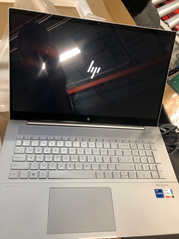 Photo 2 of HP Envy Business Laptop, 17.3" FHD Touchscreen, Intel Core i7-1260P Processor, 16GB RAM, 512GB SSD, IR Camera, Backlit Keyboard, Wi-Fi 6, HDMI, Windows 11 Pro, Silver 16GB RAM | 512GB SSD Windows 11 Pro