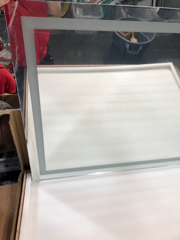 Photo 1 of SHUAFA LED Mirror for Bathroom, 48x36 Inch Backlit + Front Lighted Bathroom Vanity Mirror with Lights for Wall