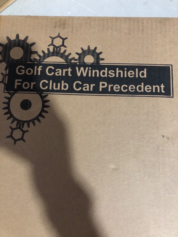 Photo 4 of 10L0L Golf Cart Windshield for Club Car Precedent Gas or Electric(04-Up), 37.5" W X 33.6" H