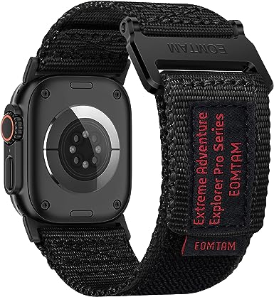 Photo 1 of EOMTAM Width 30MM Men Soft Nylon Strap for Apple Watch Band Ultra