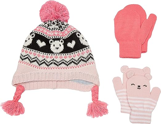 Photo 1 of Simple Joys by Carter's girls Hat and Mitten Set
