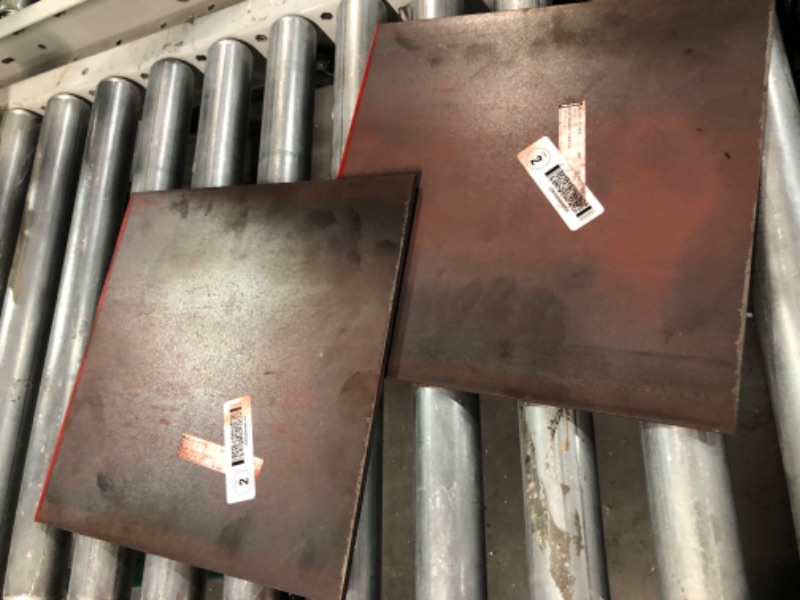 Photo 2 of 2 PACK*
1/4 x 12" x 12" Steel Plate, A36 Steel.25" Thick