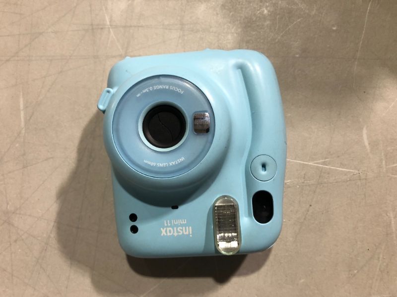 Photo 4 of Fujifilm Instax Mini 11 Instant Camera - Sky Blue , 4.8" x 4.2" x 2.6" Sky Blue Camera Only