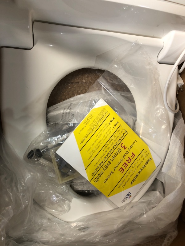 Photo 1 of **USED!!!!** BioBidet Supreme Elongated White Bidet Toilet Seat 