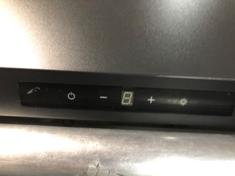 Photo 4 of [READ NOTES]
30" Black Range Hood, GASLAND Chef PR30BS Anti-fingerprint Black Wall Mount Range Hood,Ducted