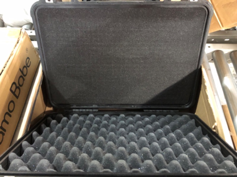 Photo 3 of Pelican 1500 Case With Foam (Black) Black Single