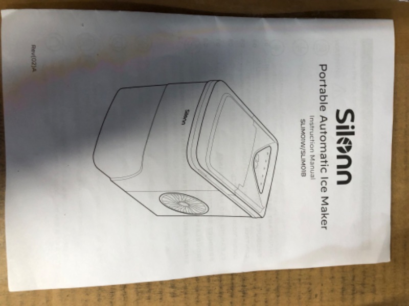 Photo 7 of [FOR PARTS, READ NOTES]
Silonn Ice Makers Countertop 9 Bullet Ice Cubes & Brita Standard Everyday Water Filter Pitcher