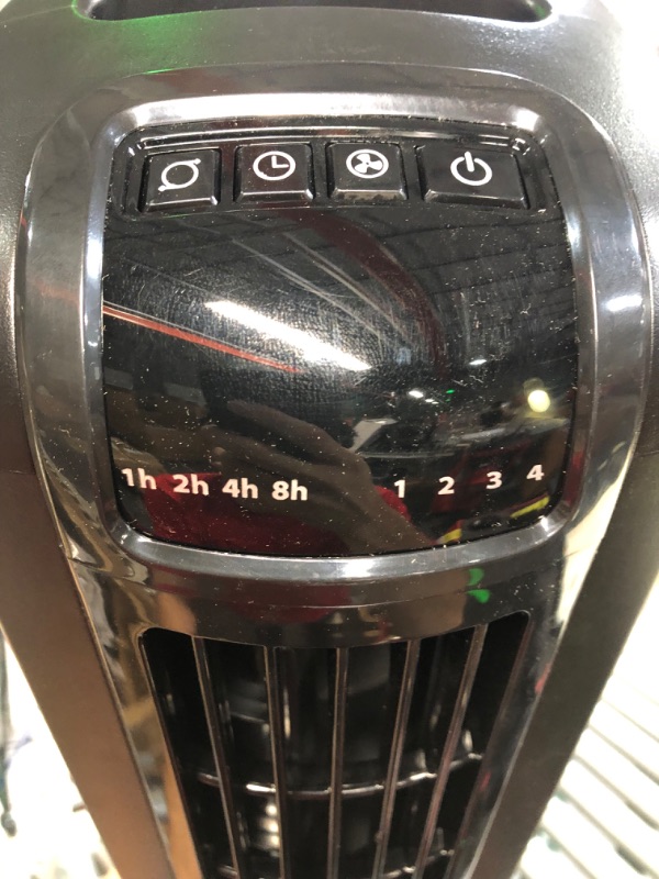 Photo 1 of Lasko Oscillating Tower Fan, Remote Control, Timer, Dark Mode