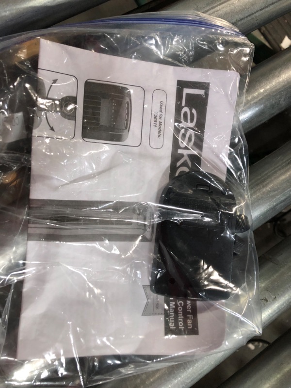 Photo 1 of Lasko Oscillating Tower Fan, Remote Control, Timer, Dark Mode