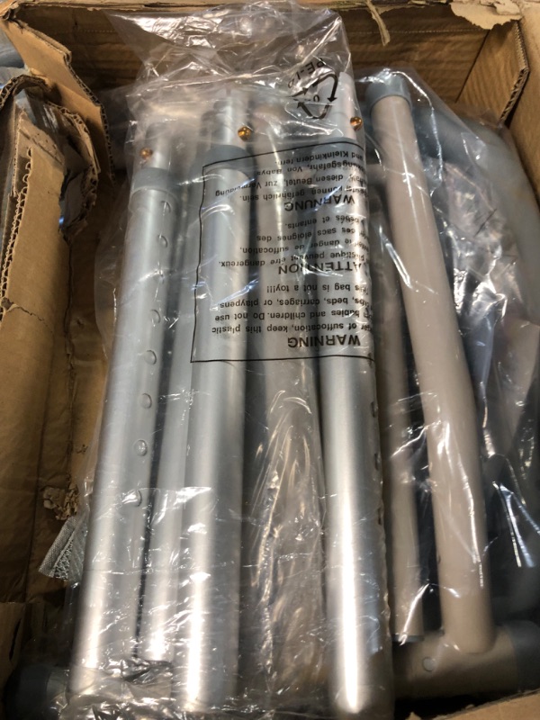 Photo 1 of AGRISH Folding Toilet Safety Rails (Silver Grey)