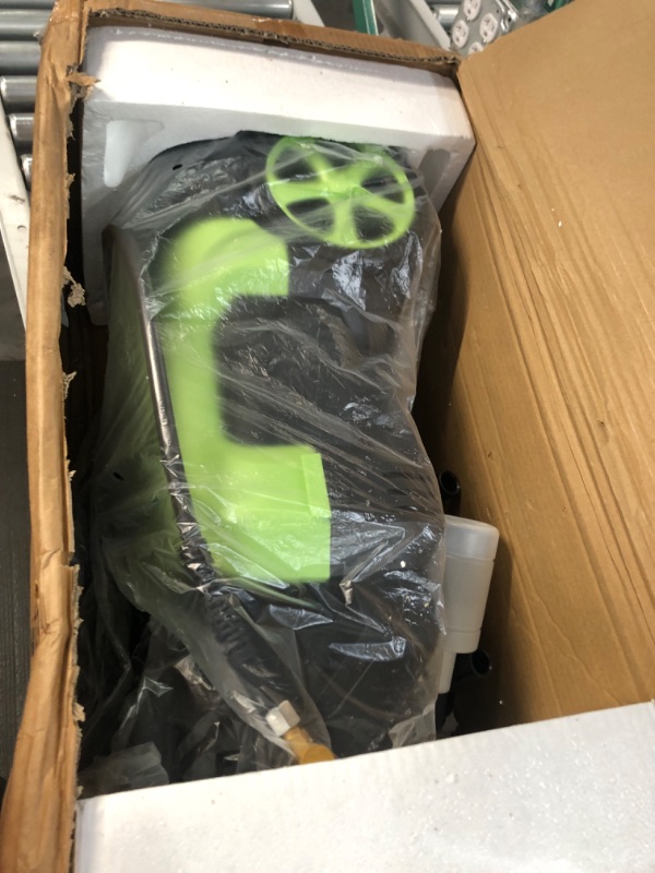 Photo 5 of **USED** Electric Pressure Washer, 2.1GPM Professional Electric Pressure Cleaner Machine with 4 Nozzles, Foam Cannon,Green