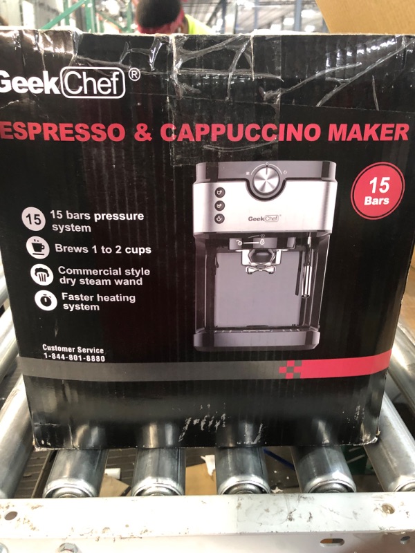 Photo 1 of **USED** GEECK CHEF ESPRESSO & CAPPUCCINO MACHINE 