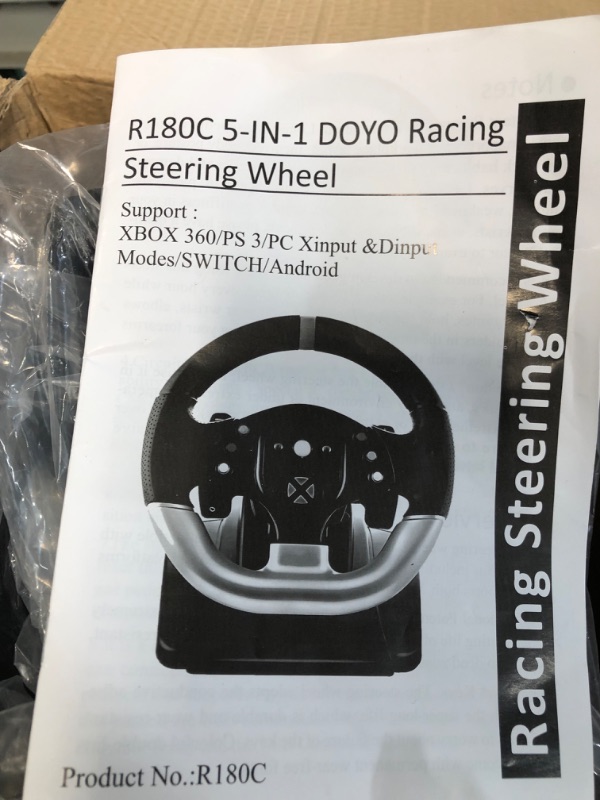 Photo 1 of DOYO Xbox 360 Gaming Racing Steering Wheels with Pedals and Paddle Shifters