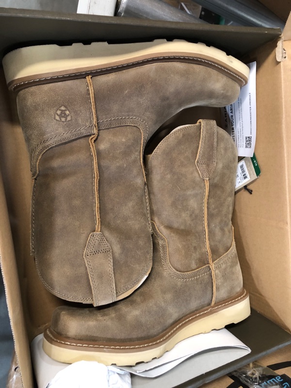 Photo 2 of Ariat Rambler Recon Western Boots - Men’s Square Toe Work Boot 9 Brown Bomber