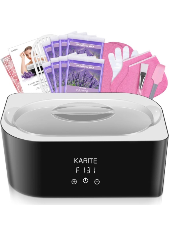 Photo 1 of Paraffin Wax Machine for Hand and Feet - Karite Paraffin Wax Bath 4000ml Paraffin Wax Warmer Moisturizing Kit 