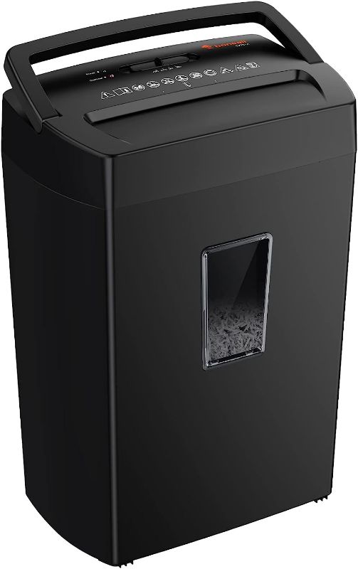 Photo 1 of Bonsaii 12-Sheet Cross Cut Paper Shredder, 5.5 Gal Home Office Heavy Duty  (C275-A)