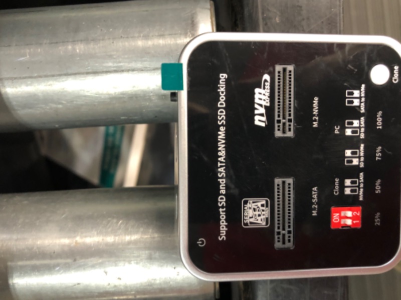 Photo 1 of *OPENED FOR INSPECTION* SupaGear NVME/SATA M.2 SSD/SD Docking Station