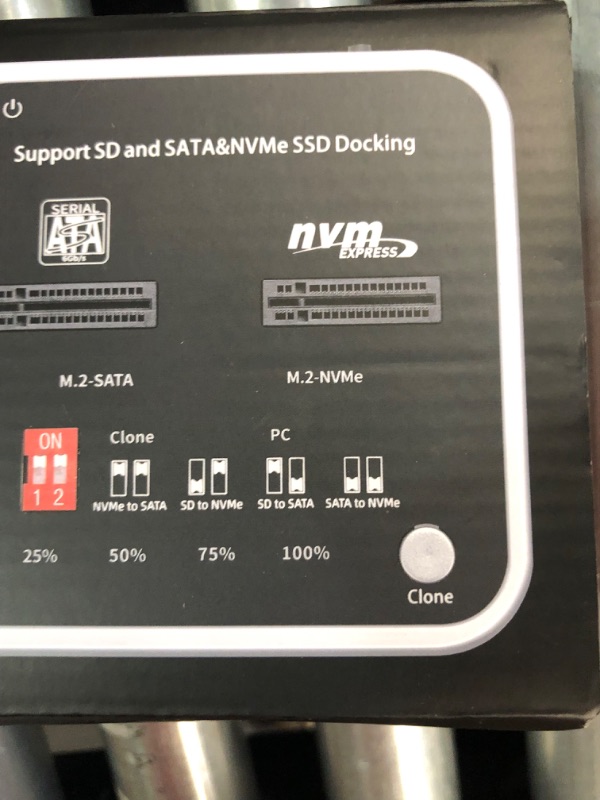 Photo 2 of *OPENED FOR INSPECTION* SupaGear NVME/SATA M.2 SSD/SD Docking Station