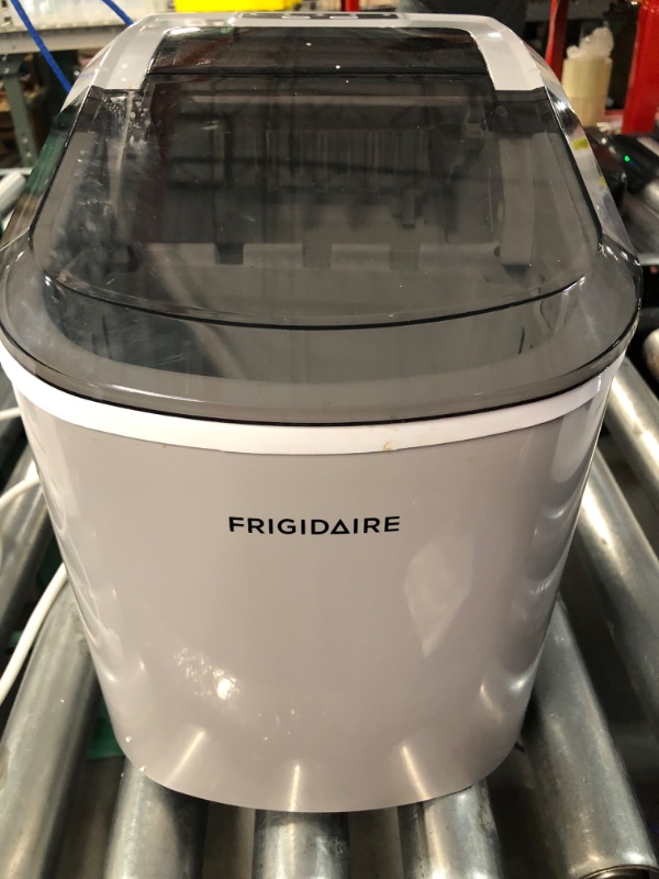 Photo 6 of *Used/Dirty/Missing Scoop* FRIGIDAIRE EFIC189-Silver Compact Ice Maker, 26 lb per Day, Silver 