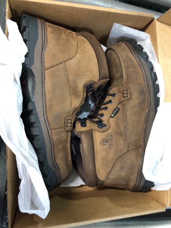 Photo 3 of *Gently Used* Rocky Men's Outback Boot Light Brown Size 15