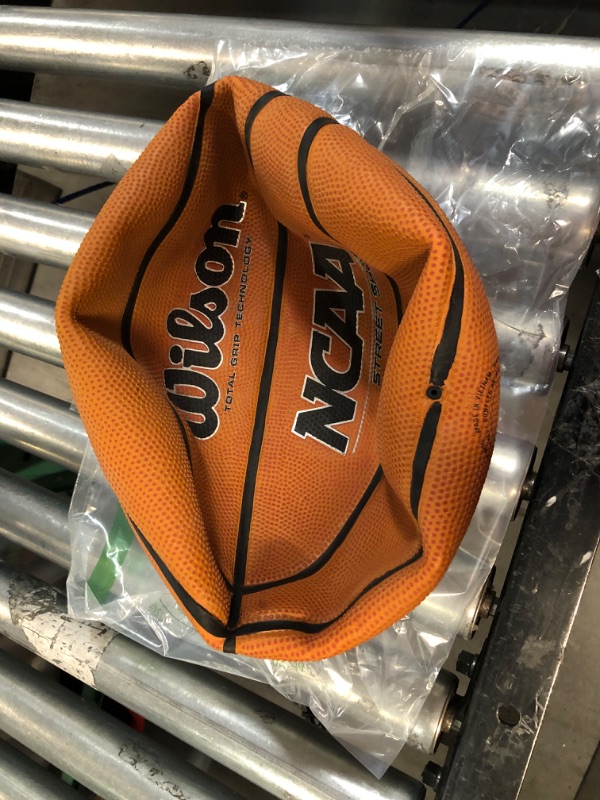 Photo 3 of *Used* WILSON NCAA Outdoor Basketball Street Shot Size 7 - 29.5" Brown