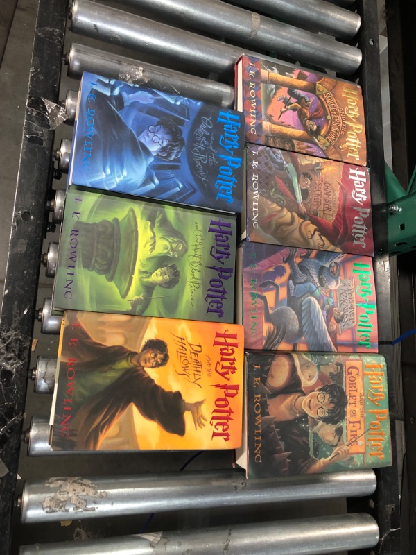 Photo 5 of *Used/No Case* Harry Potter Hardcover Boxed Set: Books 1-7 