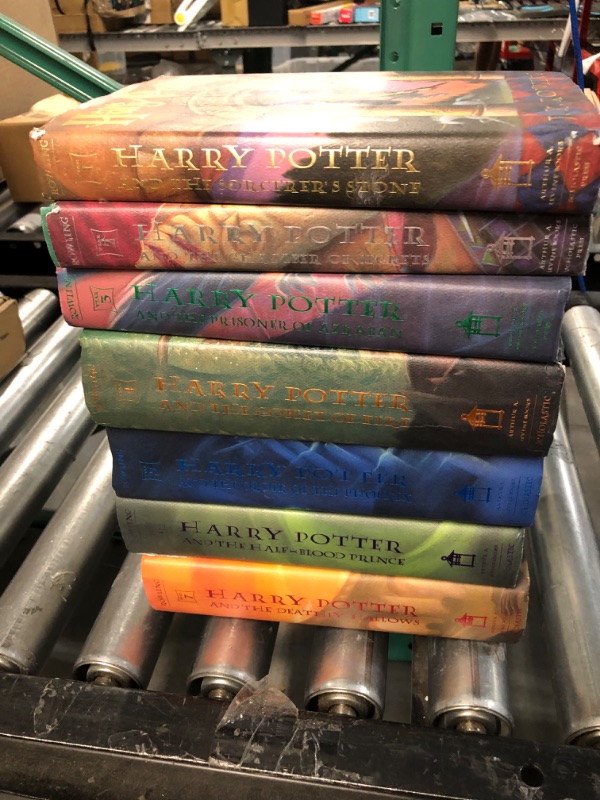 Photo 3 of *Used/No Case* Harry Potter Hardcover Boxed Set: Books 1-7 